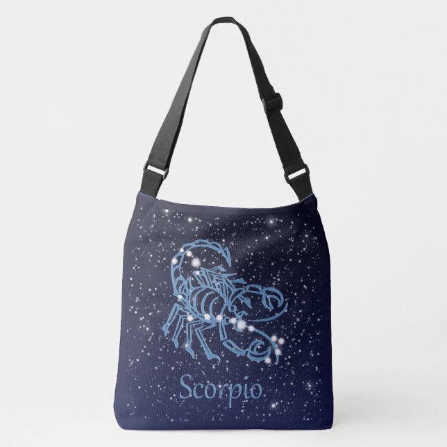 Sac Ajustable Scorpio Constellation et signe Zodiaque avec étoil (Devant)