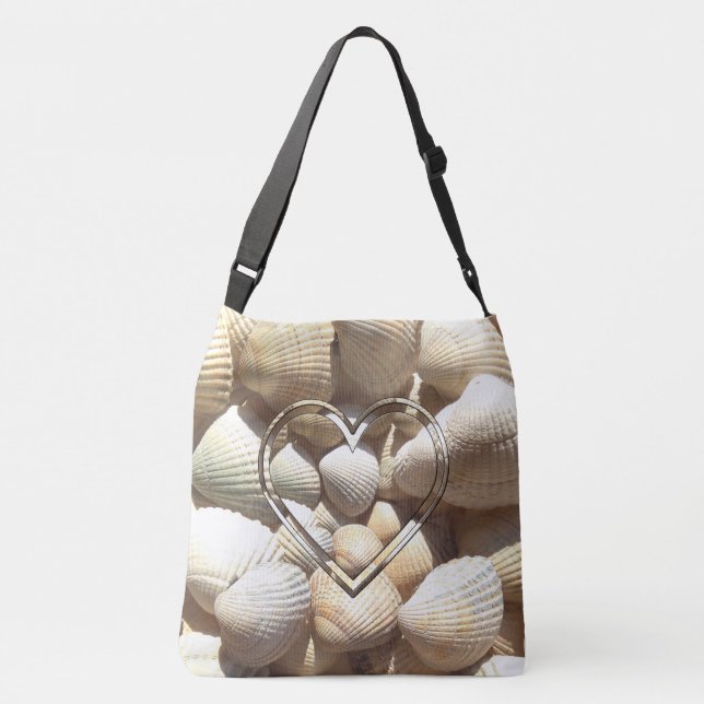 Sac Ajustable Sea Shells Summer Beach Life Seashells Coeur (Dos)