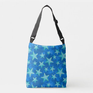 Sac Ajustable Seagreen Navy Starfish Summer Beach Nautical