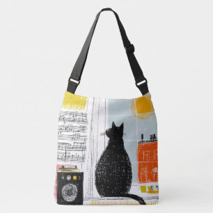 Sac Ajustable Set de salle de séjour Vinyl Black Cat High Rise