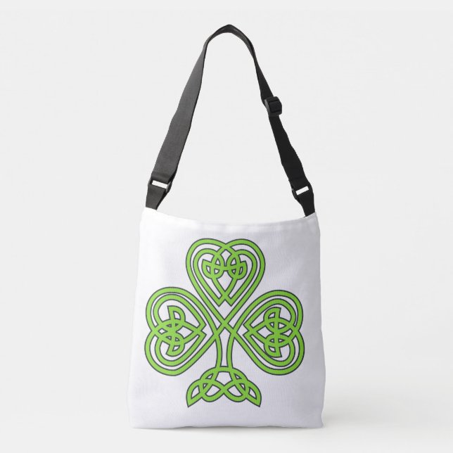Sac Ajustable Shamrock celtique St. Patrick's Day Irish Eire Pad (Devant)