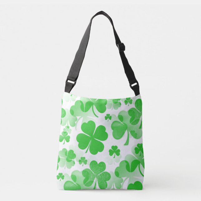 Sac Ajustable Shamrock Tattoo sans couture motif + vos idées (Devant)