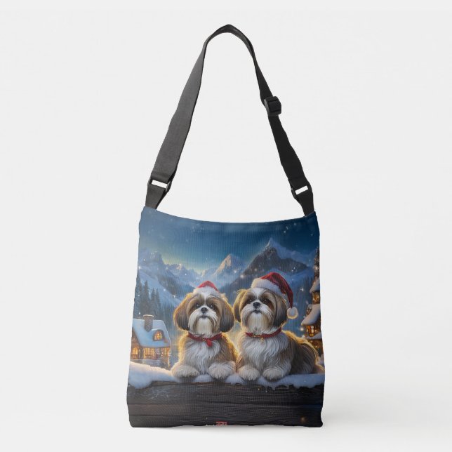Sac Ajustable Shih Tzus Conception De Vacances Par Rich AMeN Gil (Devant)