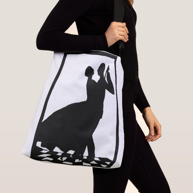 Sac Ajustable silhouette couple dancing in the dark (De près)