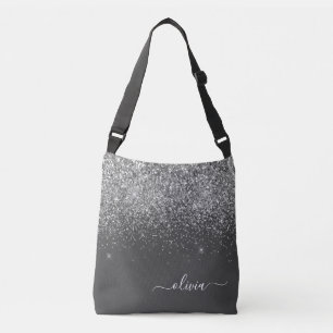 Sac Ajustable Silver Grey Girl Parties scintillant étincelante N