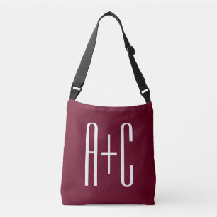 Sac Ajustable Simple Couples White & Burgundy