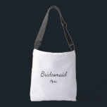 Sac Ajustable SIMPLE MINIMAL ajouter votre nom bridesmaid T pers<br><div class="desc">conception</div>