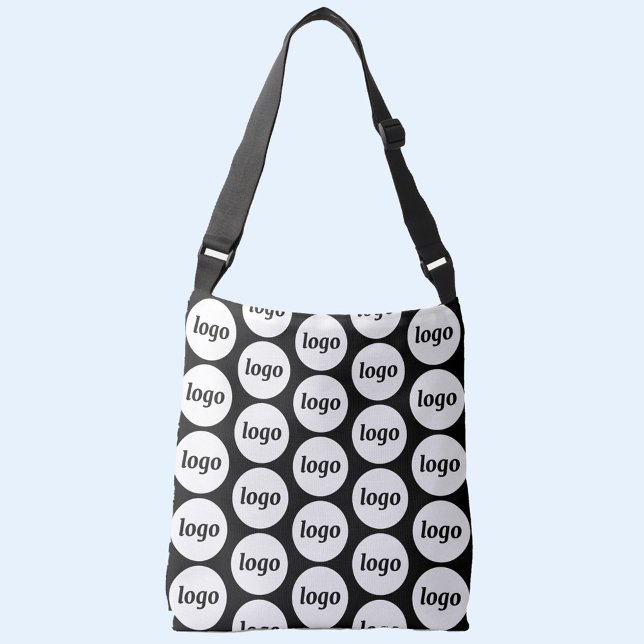 Sac Ajustable Simple motif de logo pour promotion commerciale (Simple logo pattern business branding promotional cross body bag)