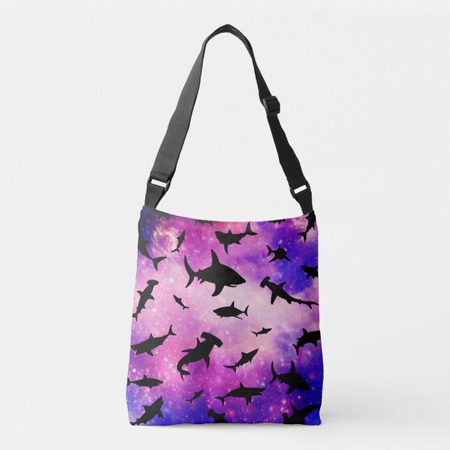 Sac Ajustable Simple requin mâchoires baleine motif de galaxie o (Devant)