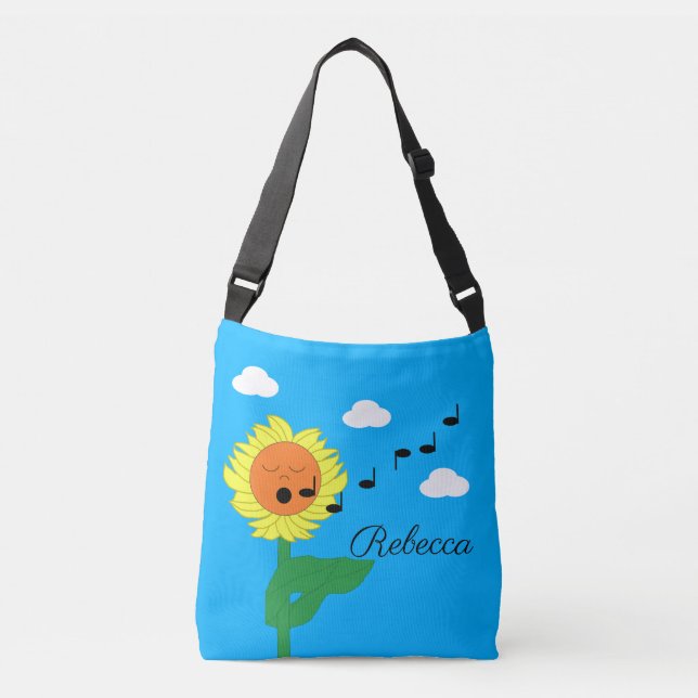 Sac Ajustable Singing Sunflower: (Devant)