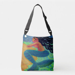 Sac Ajustable Sirène au clair de lune Art Abstrait