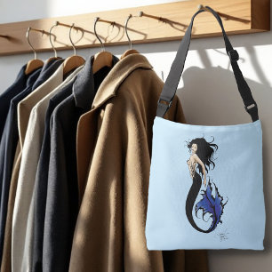 Sac Ajustable Sirène de Fantaisie Élégante Tribale Bleue