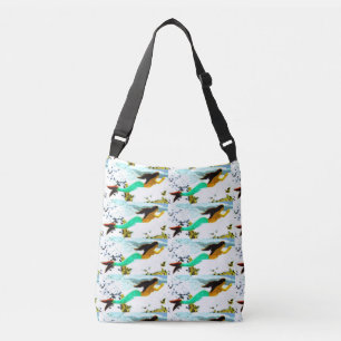 Sac Ajustable sirènes vert-coupées la queue de brune
