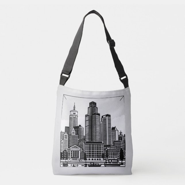 Sac Ajustable Skyline de Boston City (Devant)