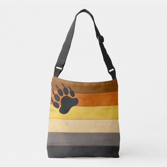 Sac Ajustable SlipperyJoe's Bear Pride drapeau de la texture du  (Devant)