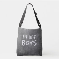 SlipperyJoe's J'aime les garçons tableau noir sale