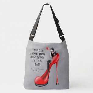 Sac Ajustable Slogan personnalisé Dame à la mode à Stiletto