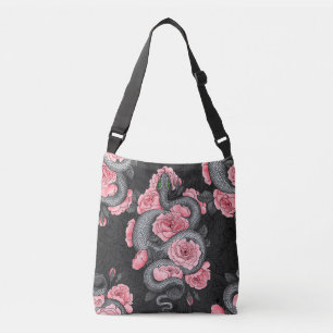 Sac Ajustable Snakes and peach roses