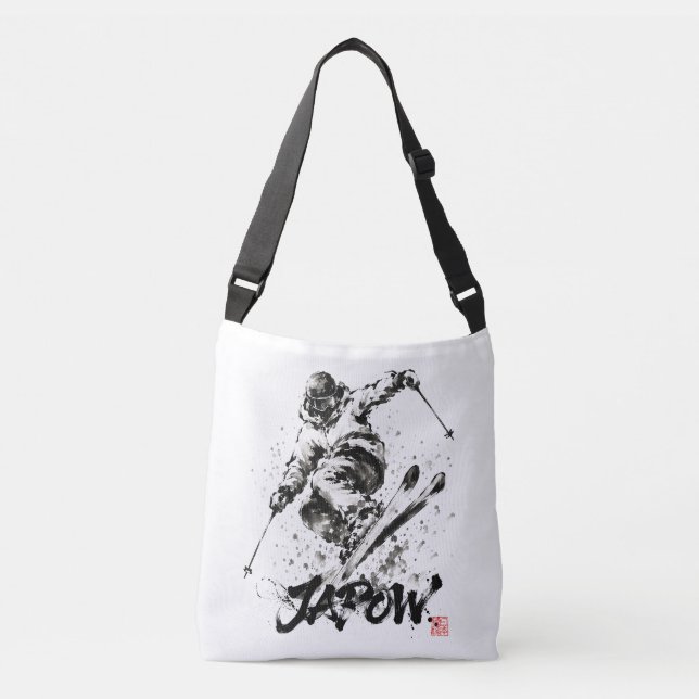 Sac Ajustable Snowboard Brush Art - Skier Light (Devant)
