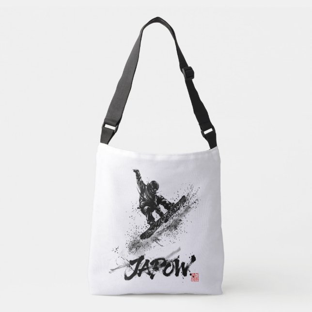 Sac Ajustable Snowboard Brush Art - Snowboarder Grab (Devant)