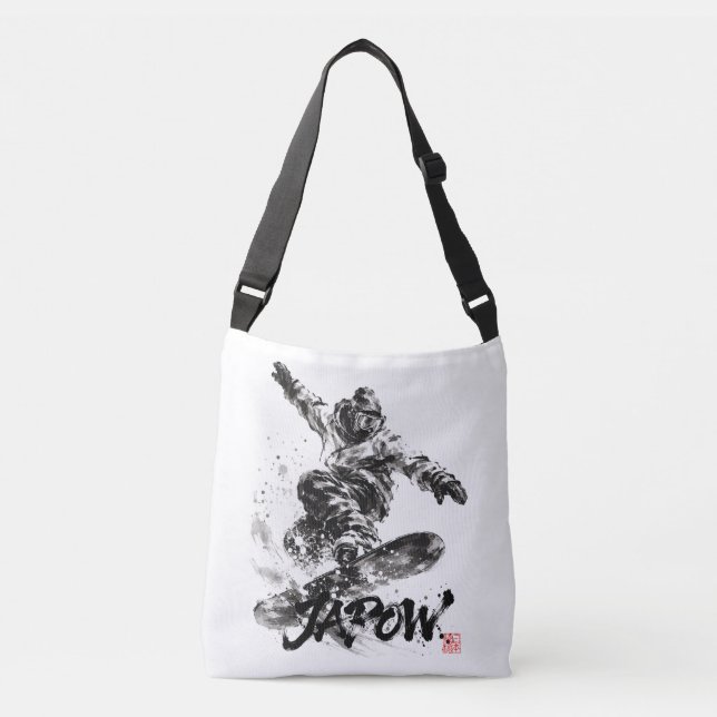 Sac Ajustable Snowboard Brush Art - Snowboarder Light (Devant)