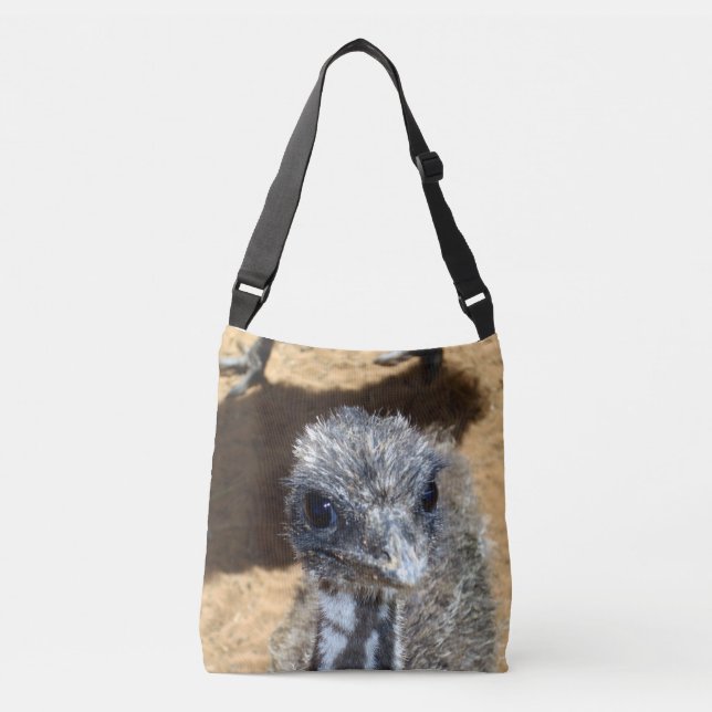 Sac Ajustable Soft And Fuzzy : Australian Baby Emu Face, (Devant)