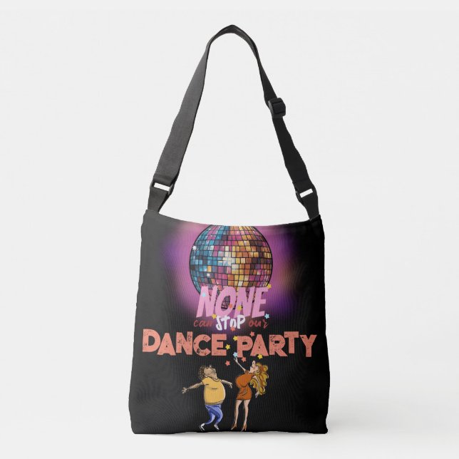 Sac Ajustable Soirée Dansante Disco Rétro Thème Funky 70s (Devant)
