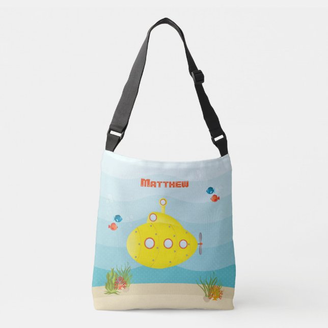 Sac Ajustable Sous-marin jaune profond (Devant)