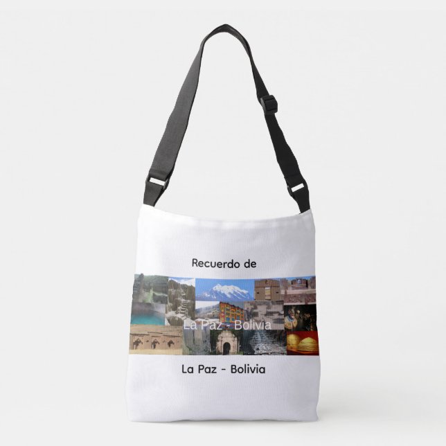 Sac Ajustable Souvenir de La Paz Bolivie (Devant)