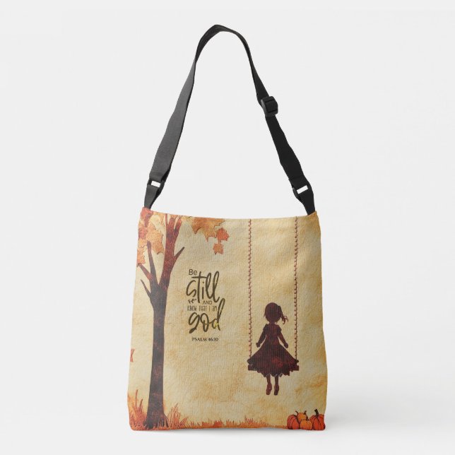 Sac Ajustable Soyez toujours et sachez que je suis Dieu Bible Ve (Dos)