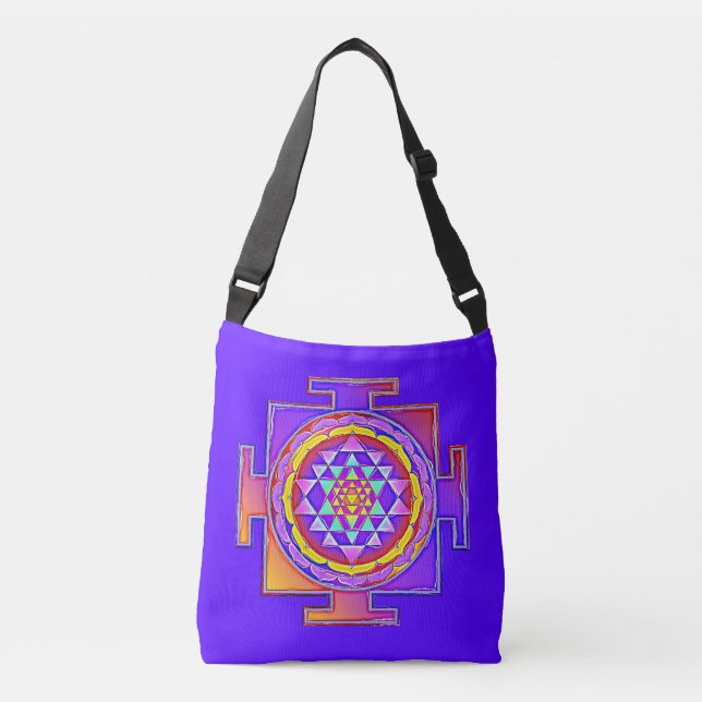 Sac Ajustable Sri Yantra - Symbole hindouiste Design 1 (Devant)