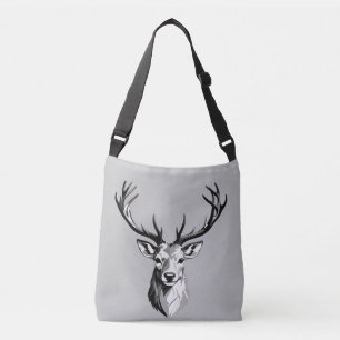 Sac Ajustable Stag Vector Graphic Art Portrait Animal Spirit Top