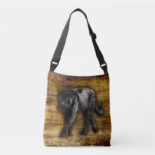 Sac Ajustable Stalking Black Jaguar Big Cat Art de la faune