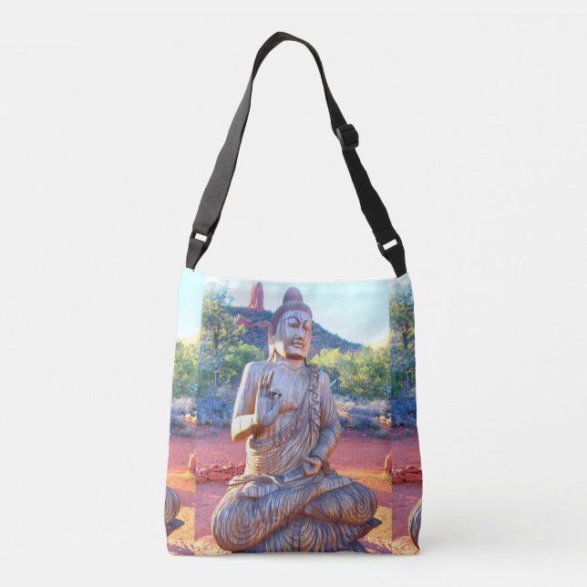 Sac Ajustable Statue en bois de Bouddha (Dos)