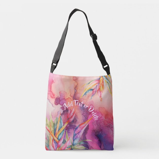 Sac Ajustable Strelitzia Abstrait - Oiseau de Paradis (Dos)