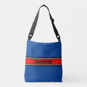 Sac Ajustable STRIPES SPORTIVES - feu rouge, noir, blanc