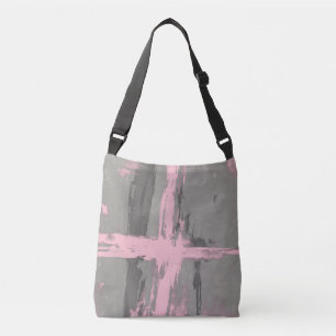 Sac Ajustable Style art moderne Abstrait gris rose