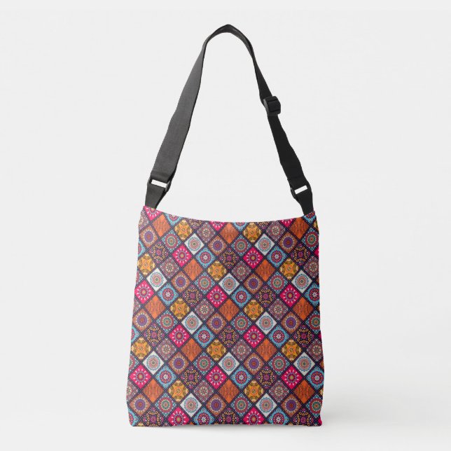 Sac Ajustable style boho coloré (Devant)