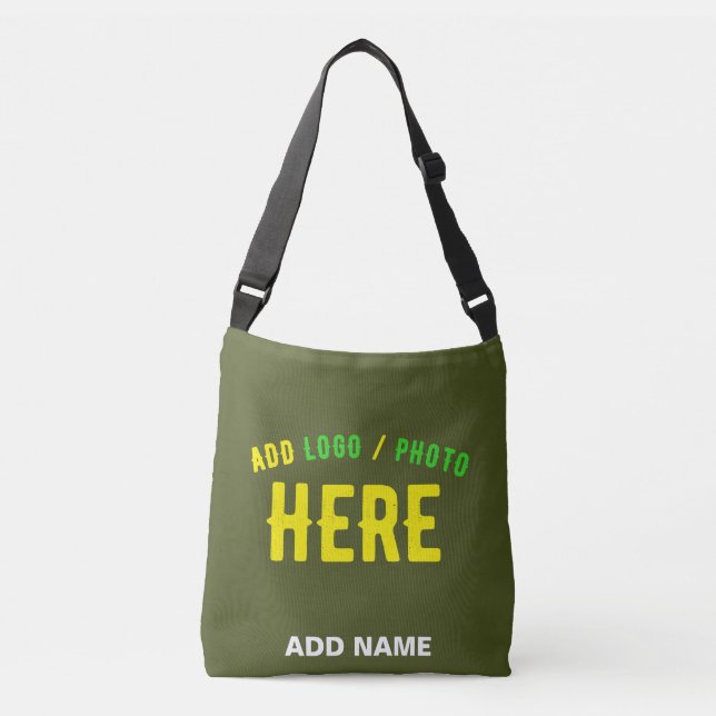 SAC AJUSTABLE STYLISH MODERNE ARMÉE VERT VÉRIFIÉ MARQUE (Devant)