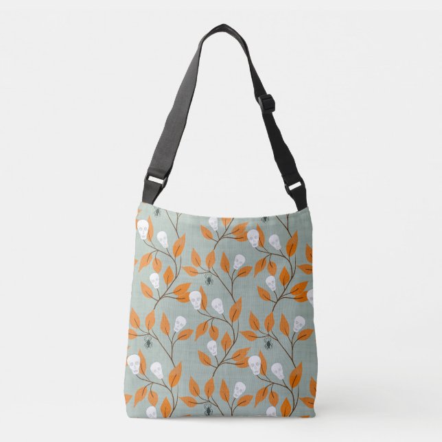 Sac Ajustable Stylish steampunk crânes & araignées traînant des  (Devant)