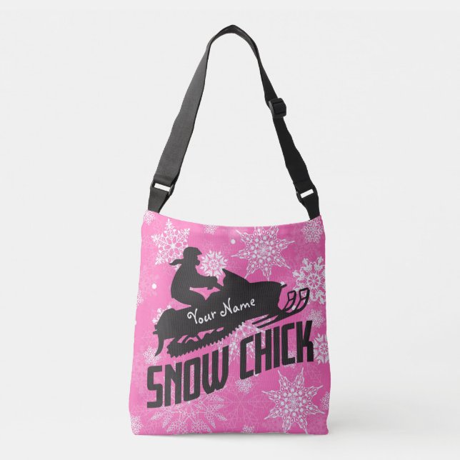 Sac Ajustable Stylo motoneige rose Chick (Devant)