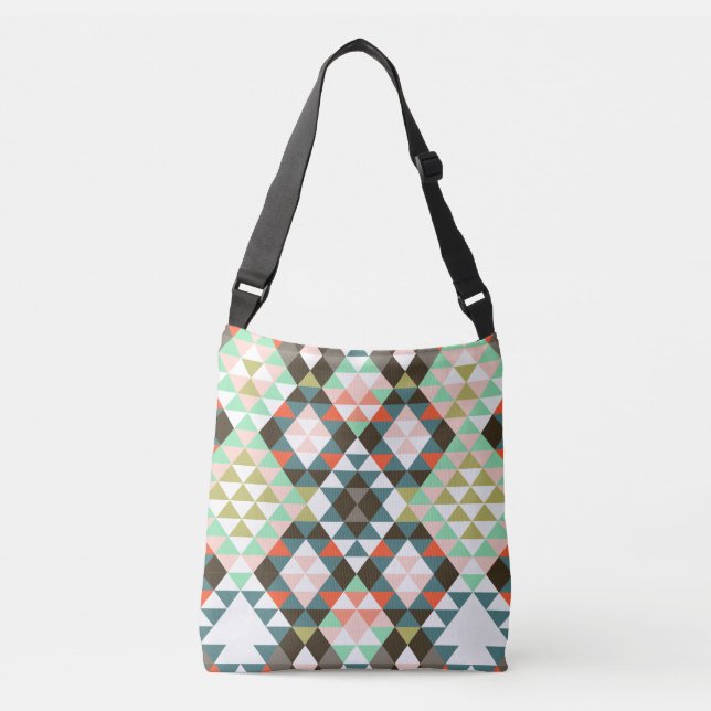 Sac Ajustable Sud-ouest aztèque tribal Boho géométrique chic (Devant)