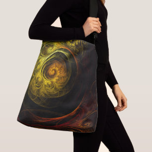 Sac Ajustable Sunrise Floral Rouge Art Abstrait Corps