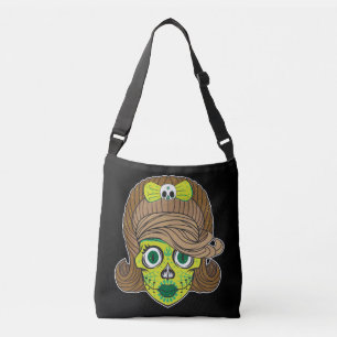 Sac Ajustable Super Girly Skull Illustration Art