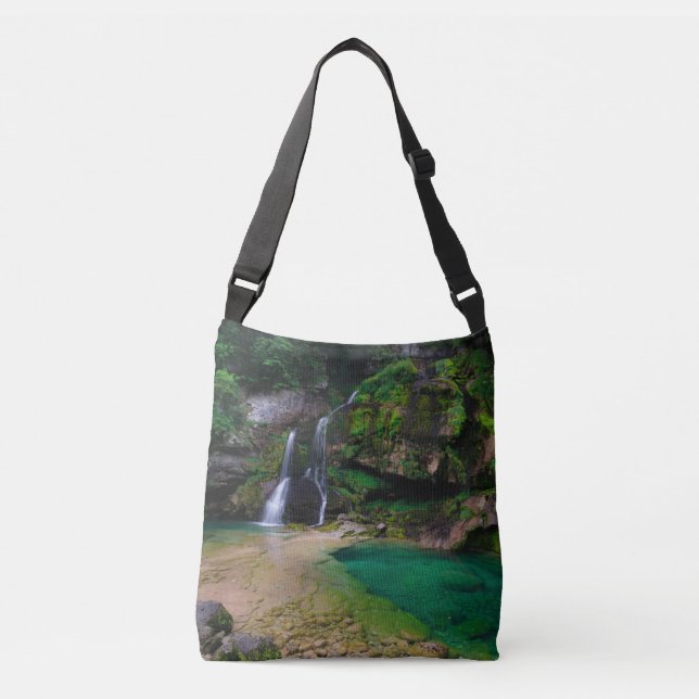 Sac Ajustable Superbe cascade Virje, Slovénie Poster (Devant)