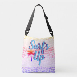 Sac Ajustable Surf Au Palmier Du Coucher De Soleil D'Été
