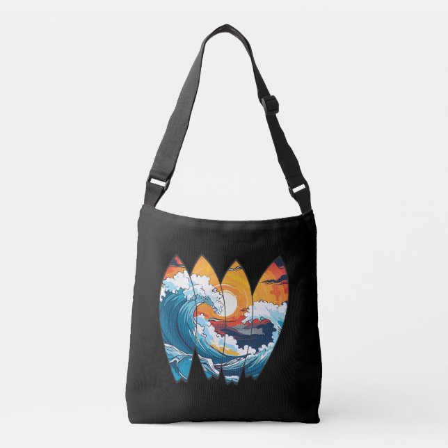Sac Ajustable Surf Waves Surfboards (Devant)
