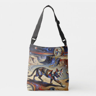 Sac Ajustable Surreal Cat Melting Clocks Dali Picasso Inspired