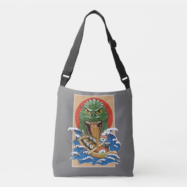 Sac Ajustable Sushi Lover japonais (Devant)