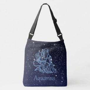 Sac Ajustable Symbole Aquarius Constellation et Zodiaque avec ét